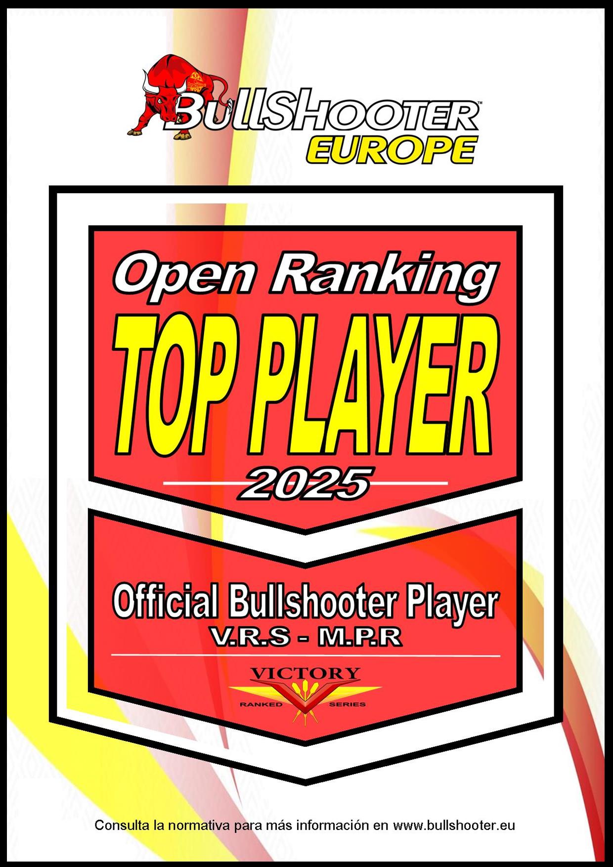 OPEN RANKING TOP PLAYER- 2025